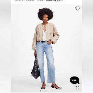 NWT Madewell Barrel Jeans